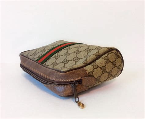 gucci cosmetic pouch vintage|gucci pouch fake.